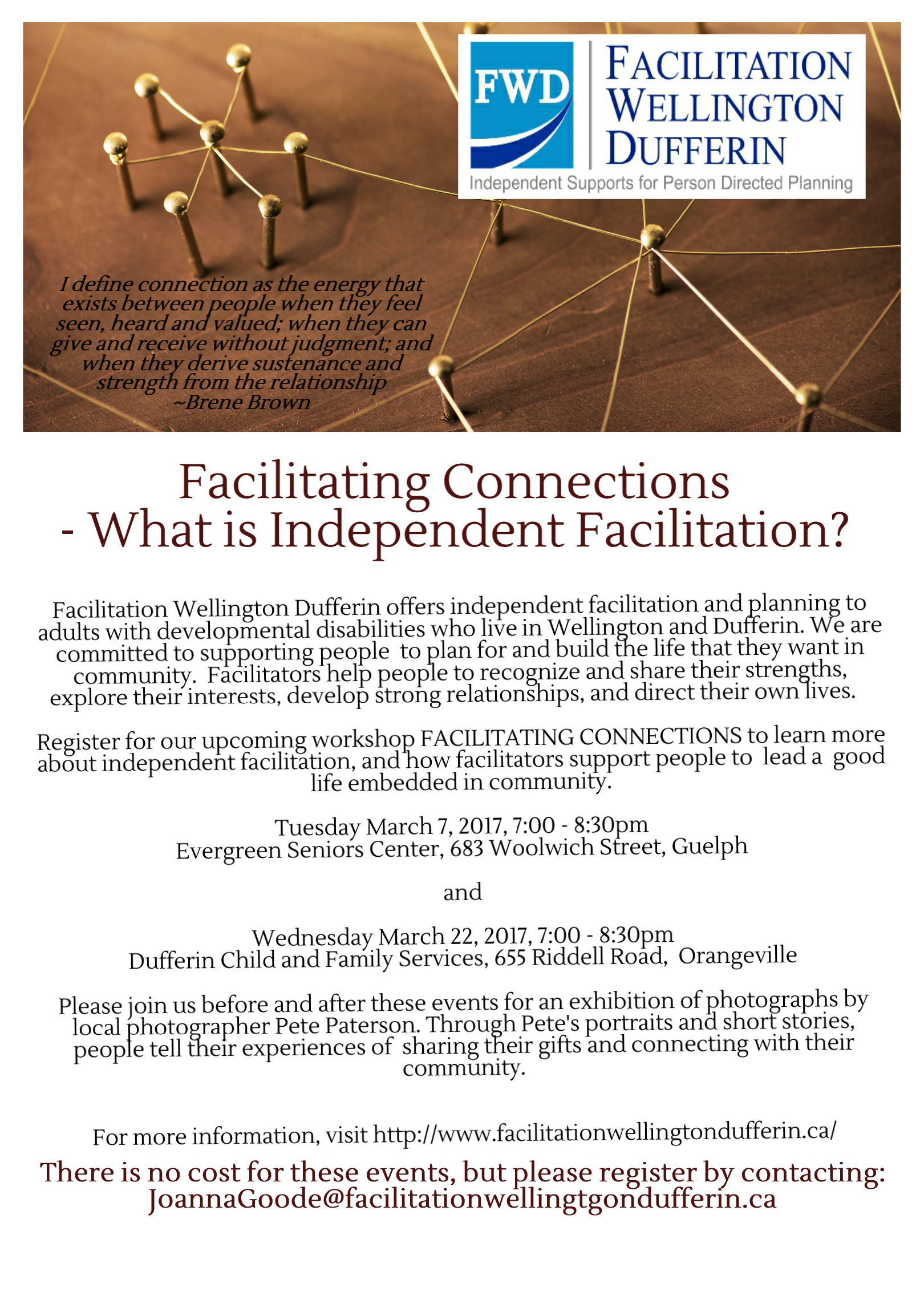 Facilitating Connections Flyer