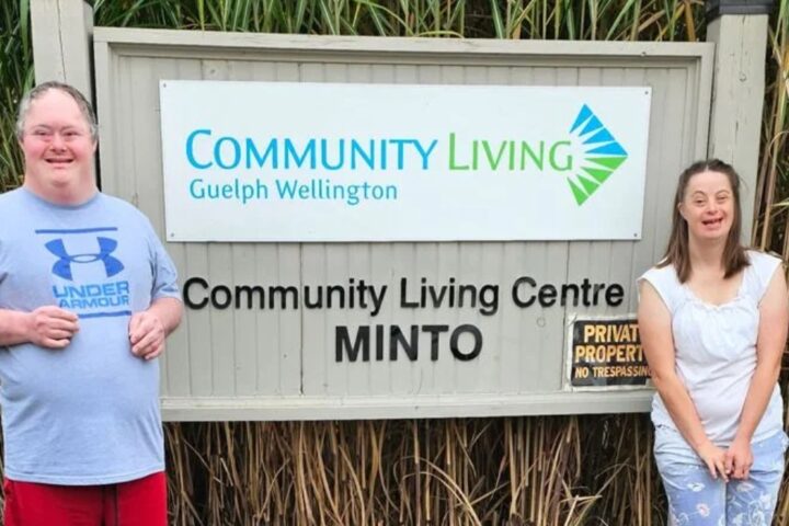 Two adults with disabilties who use the day program at the Community Living Centre in Harriston. Community Living Guelph Wellington is facing a $3-million deficit and requires more government funding to keep services running.