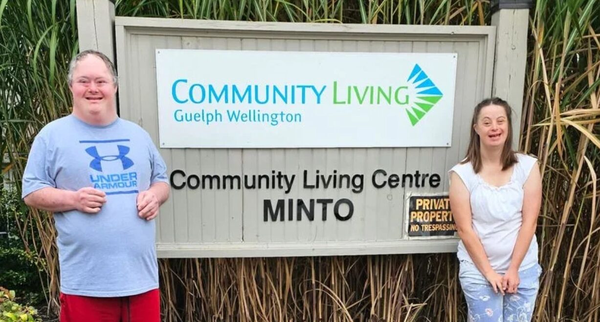 Two adults with disabilties who use the day program at the Community Living Centre in Harriston. Community Living Guelph Wellington is facing a $3-million deficit and requires more government funding to keep services running.