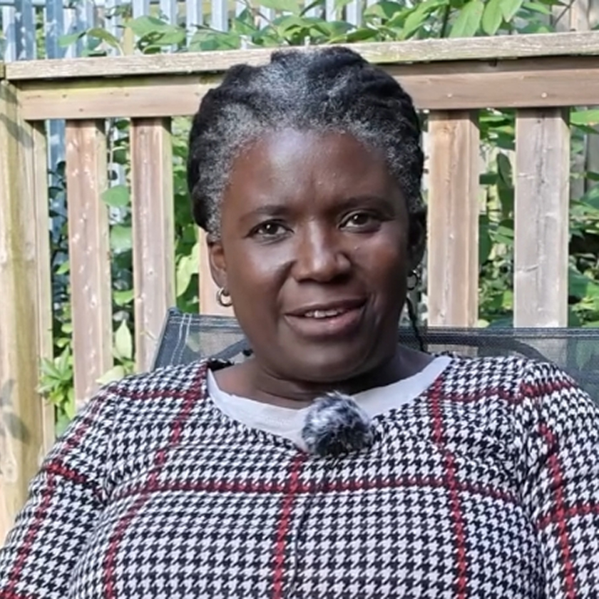 A portrait picture of Yoland from the career video